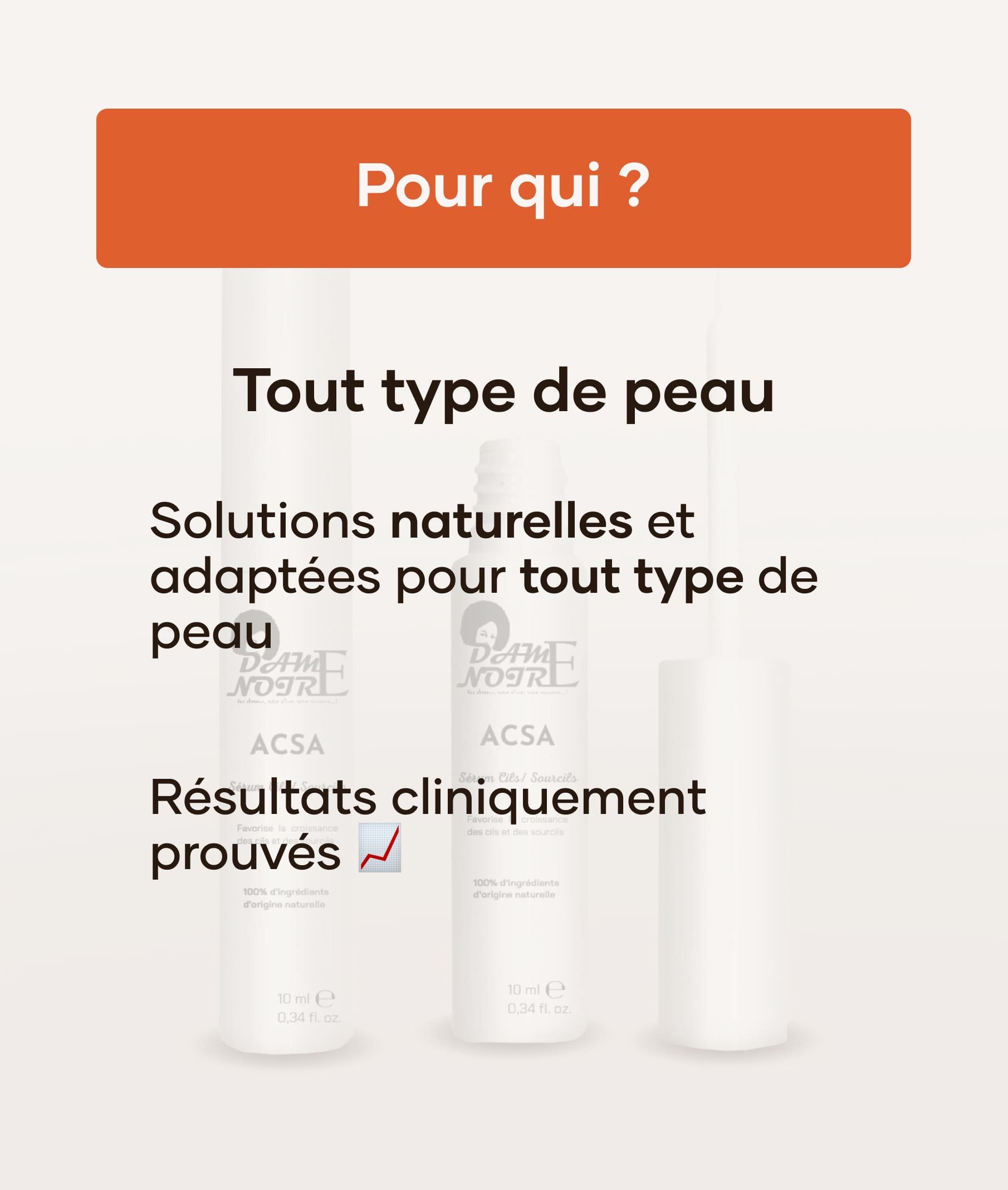Sérum Pousse Cils/Sourcils Acsa
